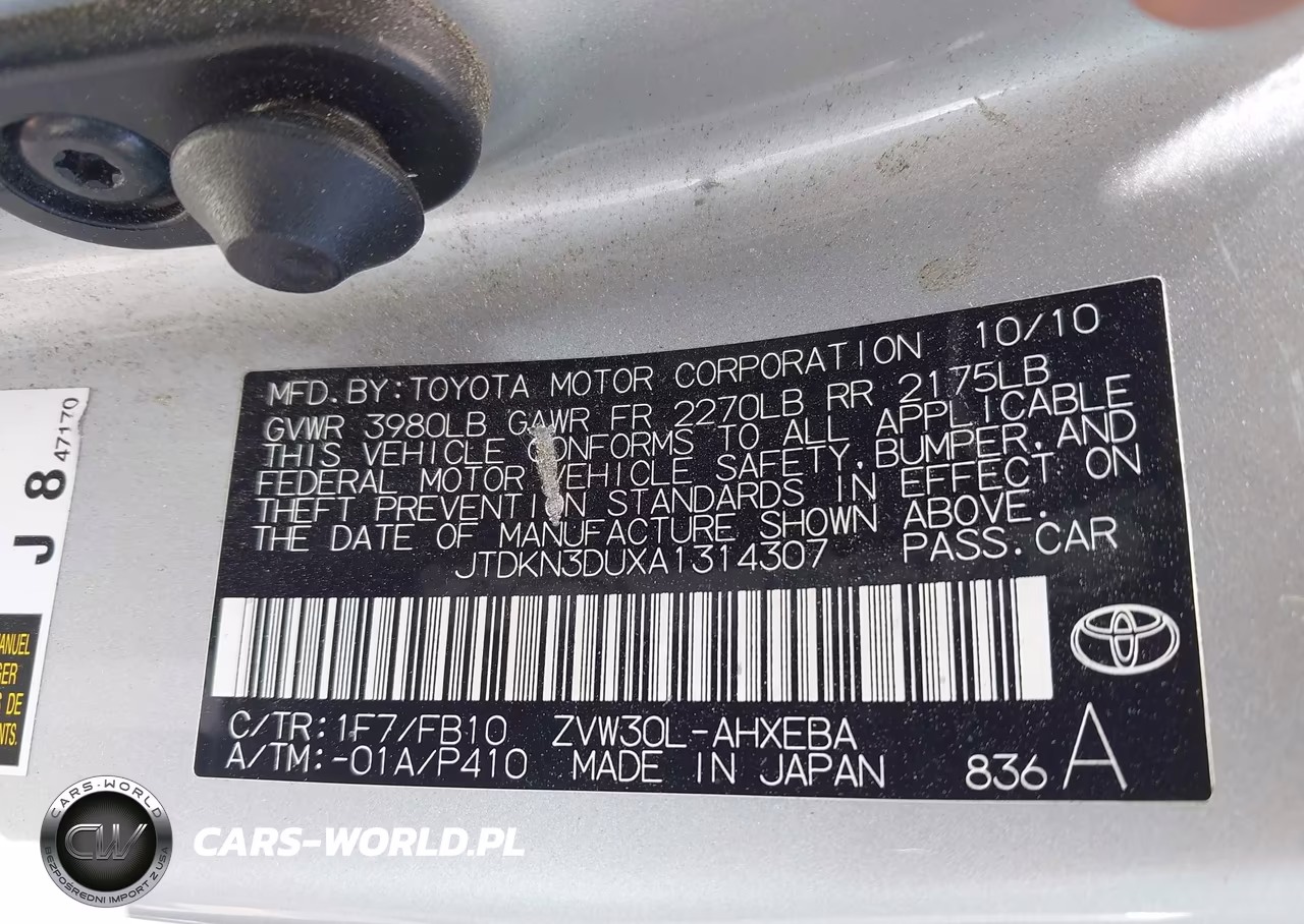 2010 Toyota Prius Ii VIN:JTDKN3DUXA1314307 - 9