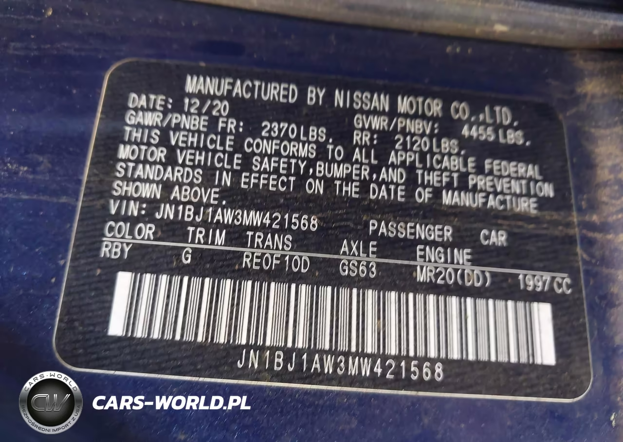 2021 Nissan Rogue Sport S Awd Xtronic Cvt VIN:JN1BJ1AW3MW421568 - 9