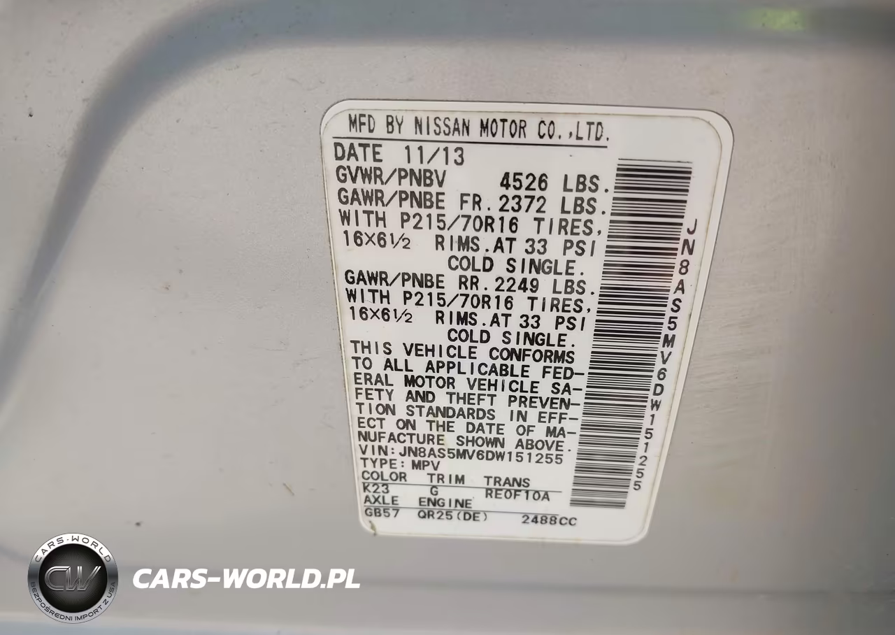 2013 Nissan Rogue S VIN:JN8AS5MV6DW151255 - 9