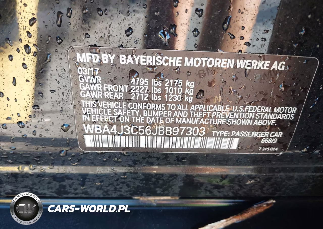 2018 BMW 430I Gran Coupe xDrive VIN:WBA4J3C56JBB97303 - 9