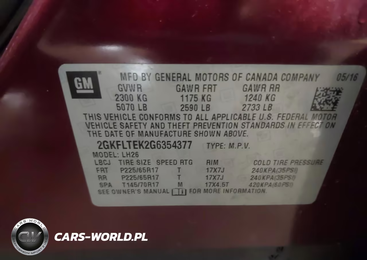 2016 GMC Terrain Sle-2 VIN:2GKFLTEK2G6354377 - 9