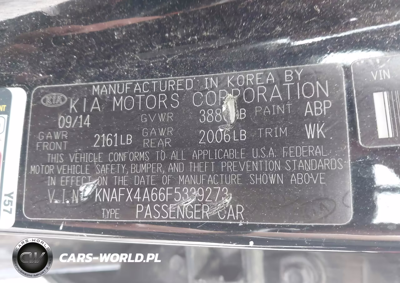 2015 Kia Forte Lx VIN:KNAFX4A66F5339273 - 9