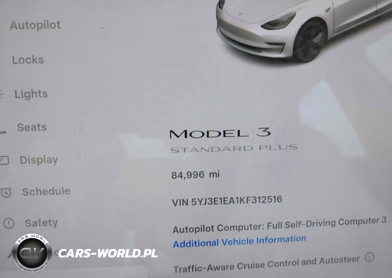 2019 Tesla Model 3 Long Range-Mid Range-Standard Range-Standard Range Plus VIN:5YJ3E1EA1KF312516 - 16