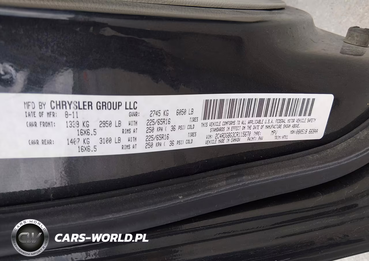 2012 Dodge Grand Caravan Se-Avp VIN:2C4RDGBG3CR115670 - 9