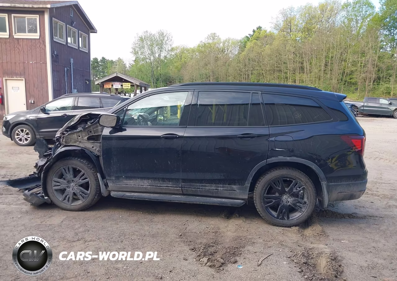 2021 Honda Pilot Awd Black Edition VIN:5FNYF6H73MB002242 - 14
