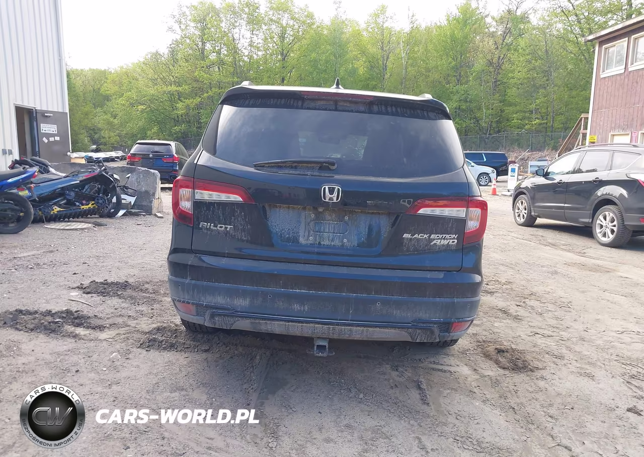 2021 Honda Pilot Awd Black Edition VIN:5FNYF6H73MB002242 - 16