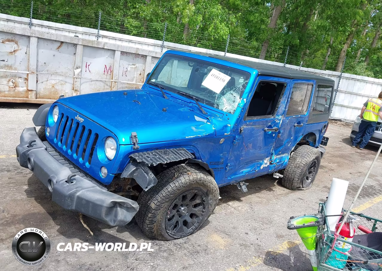 2016 Jeep Wrangler Unlimited Sport VIN:1C4BJWDG9GL301181 - 2