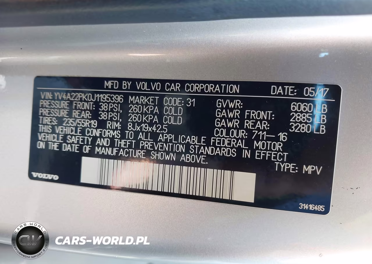 2018 Volvo Xc90 T6 Momentum VIN:YV4A22PK0J1195396 - 9