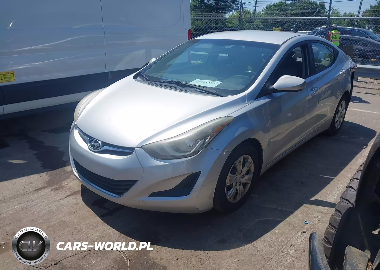 2016 Hyundai Elantra Se VIN:5NPDH4AE8GH705038 - 2