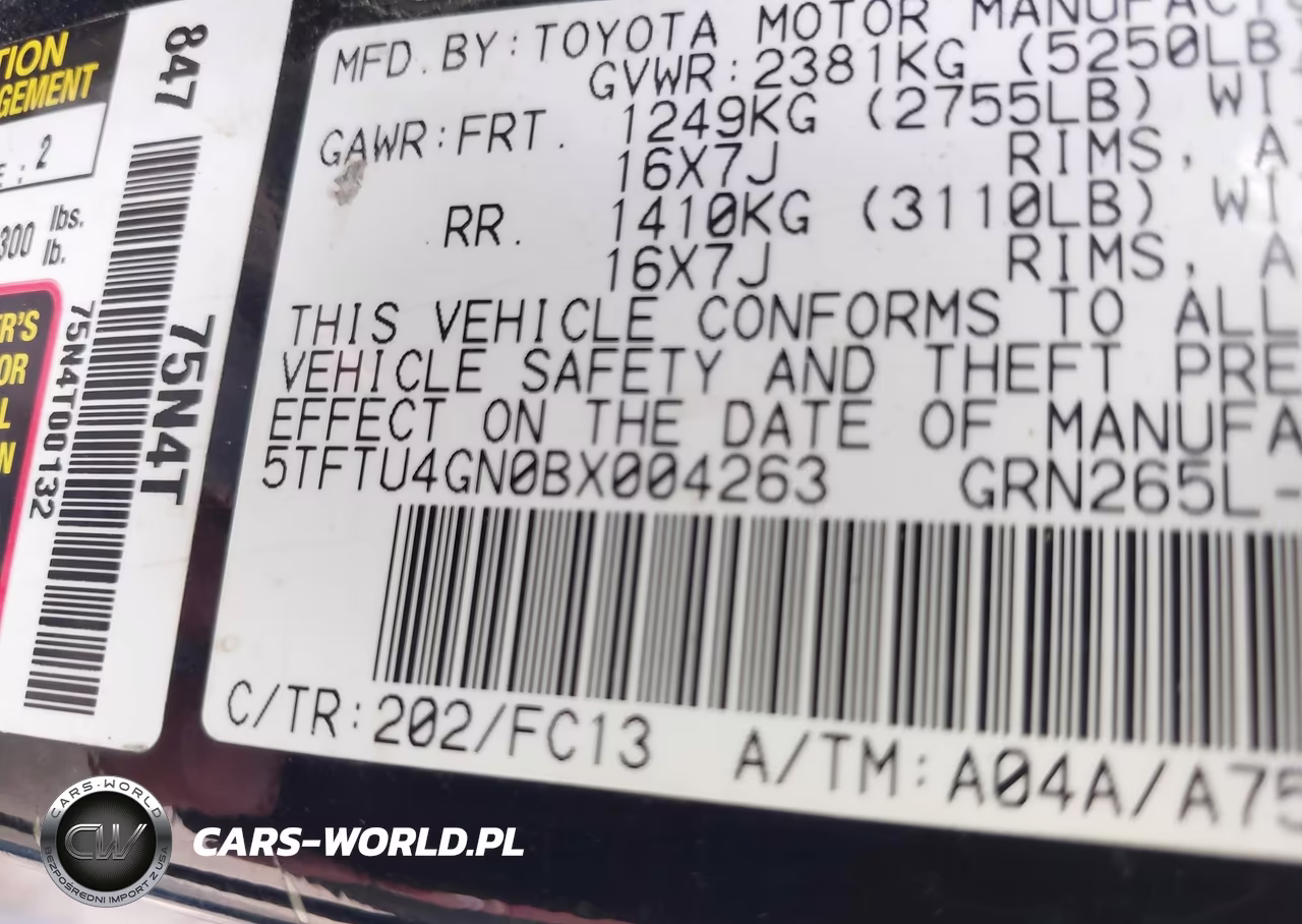 2011 Toyota Tacoma Prerunner V6 VIN:5TFTU4GN0BX004263 - 9