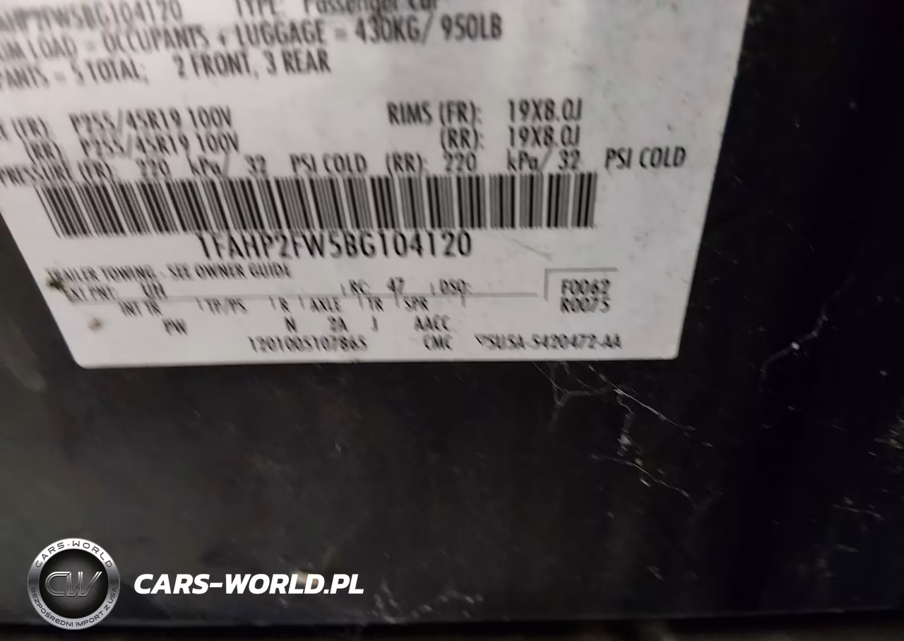 2011 Ford Taurus Limited VIN:1FAHP2FW5BG104120 - 9