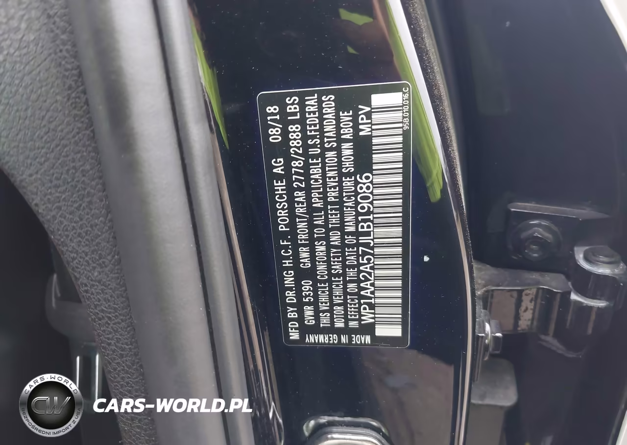 2018 Porsche Macan VIN:WP1AA2A57JLB19086 - 9