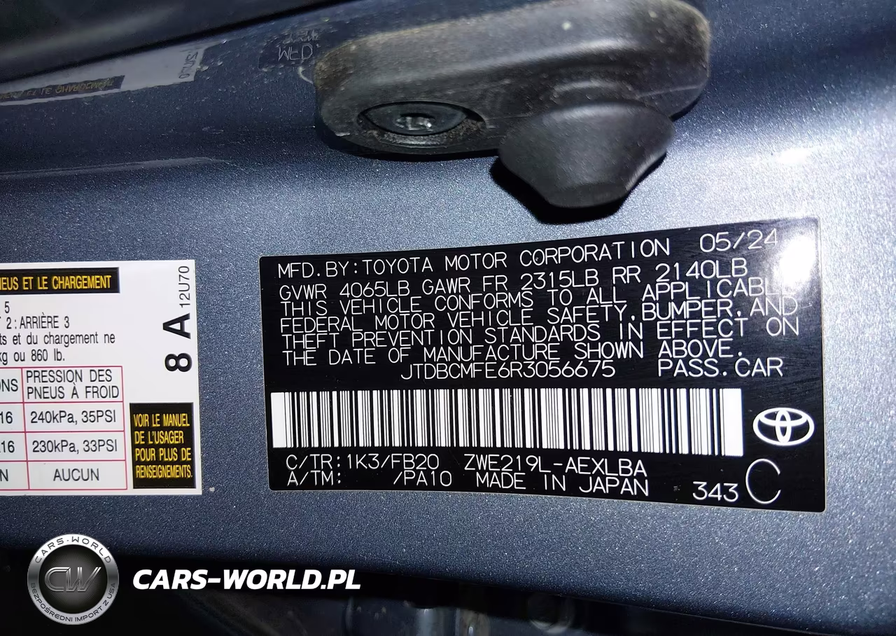 2024 Toyota Corolla Hybrid Le VIN:JTDBCMFE6R3056675 - 9