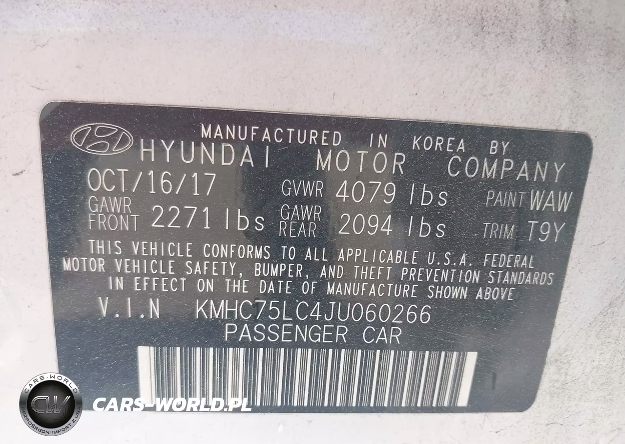 2018 Hyundai Ioniq Hybrid Sel VIN:KMHC75LC4JU060266 - 9