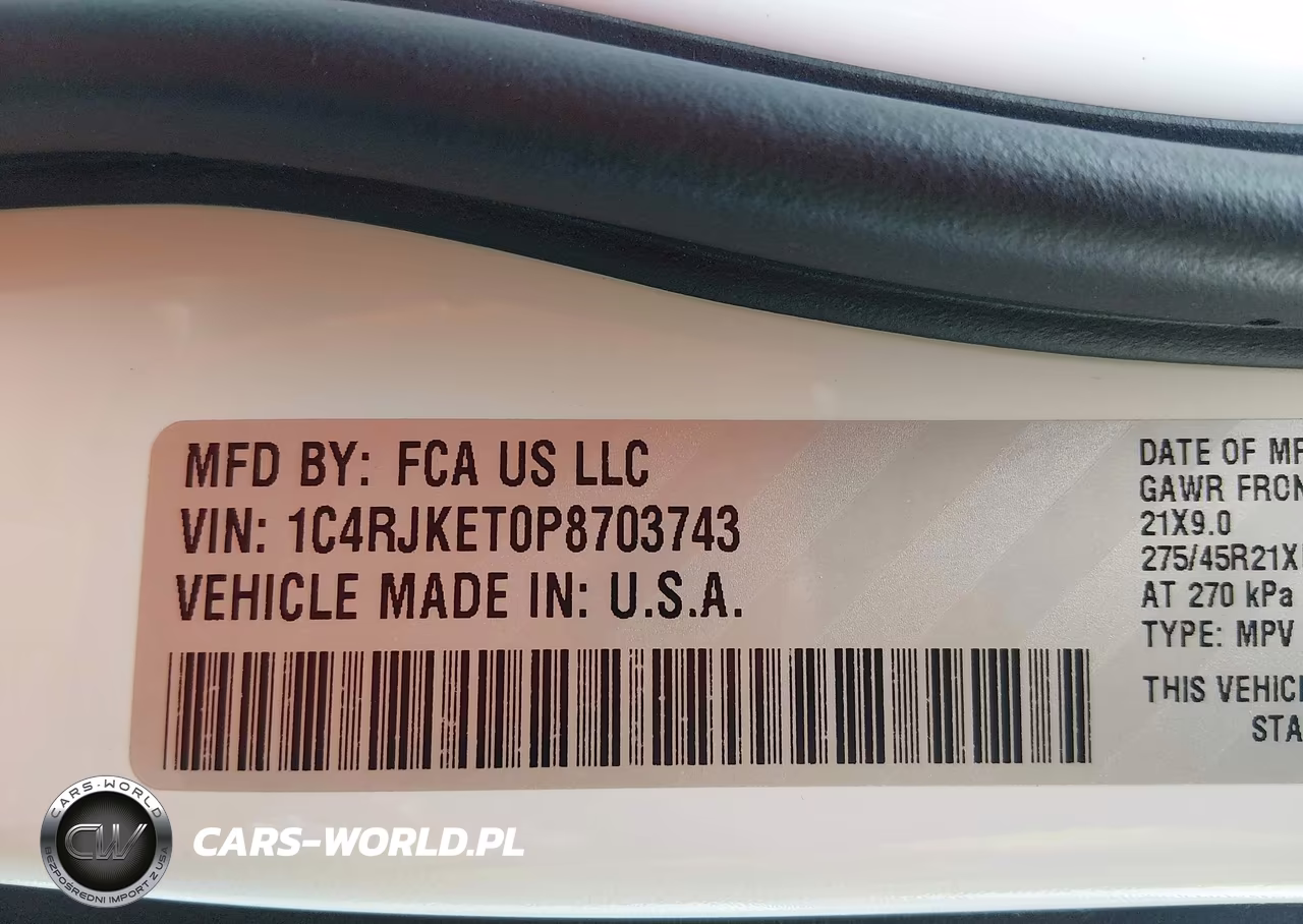 2023 Jeep Grand Cherokee L Summit Reserve 4X4 VIN:1C4RJKET0P8703743 - 9