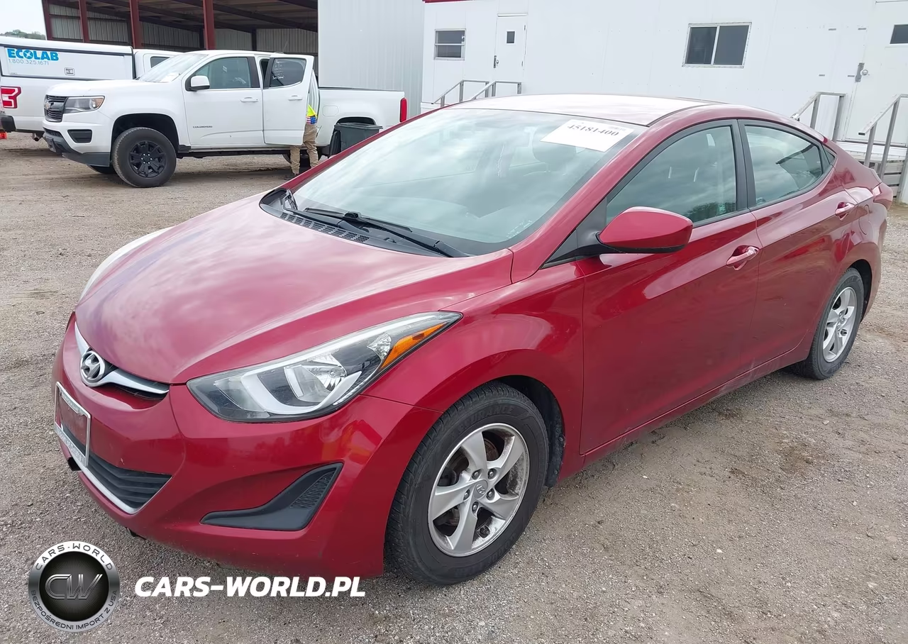 2014 Hyundai Elantra Se VIN:5NPDH4AE2EH539712 - 2