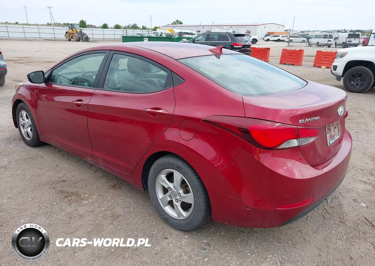 2014 Hyundai Elantra Se VIN:5NPDH4AE2EH539712 - 3