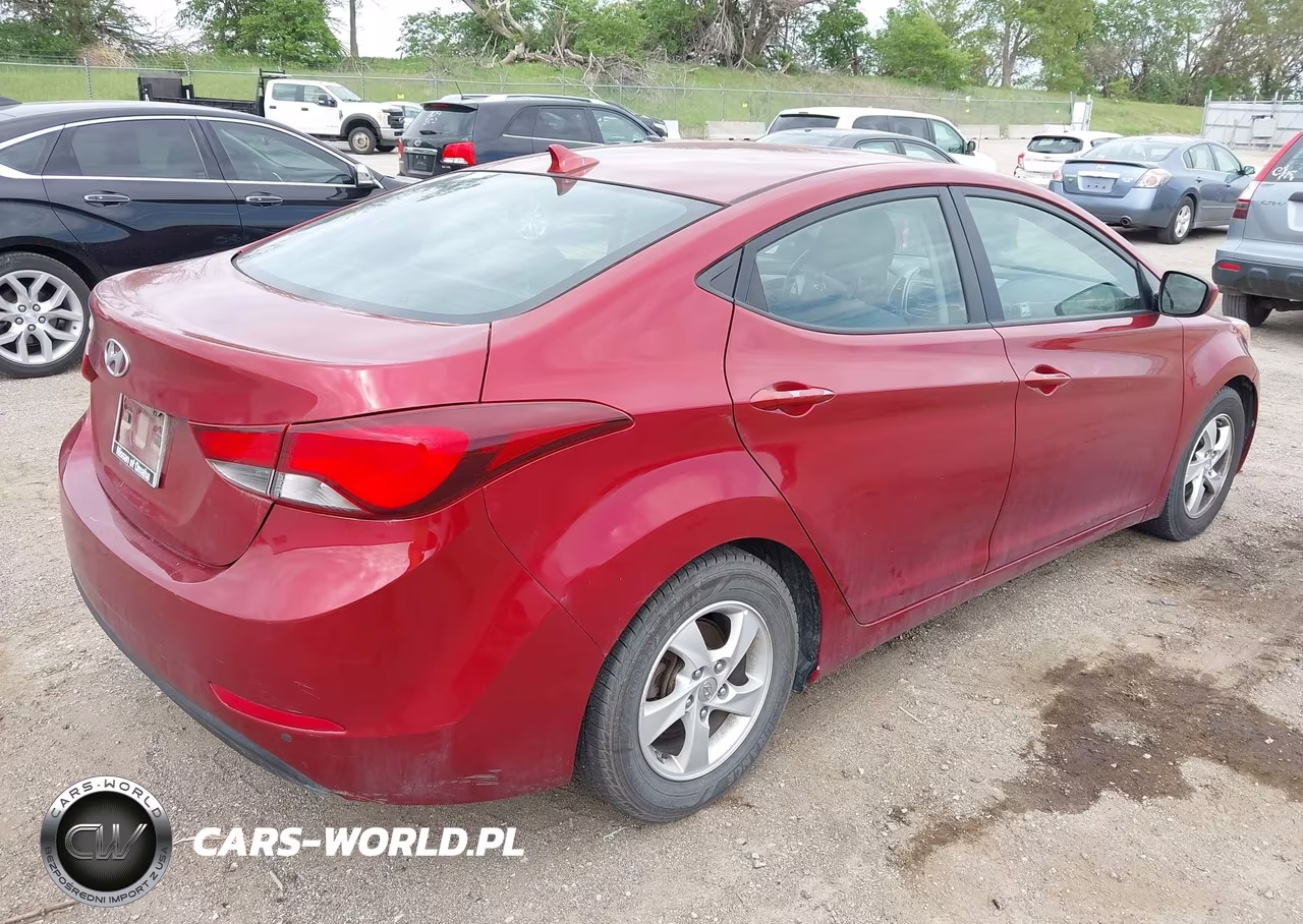 2014 Hyundai Elantra Se VIN:5NPDH4AE2EH539712 - 4