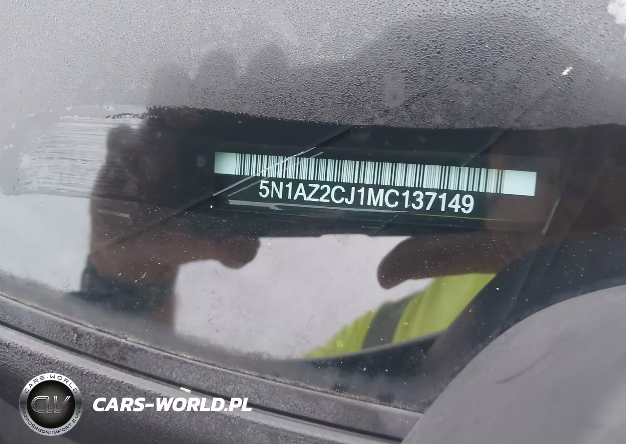 2021 Nissan Murano Sl Fwd VIN:5N1AZ2CJ1MC137149 - 9