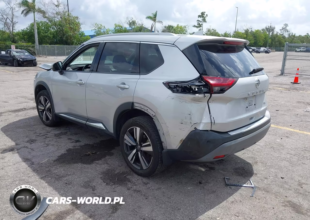 2021 Nissan Rogue Sl Fwd VIN:5N1AT3CA5MC817823 - 3