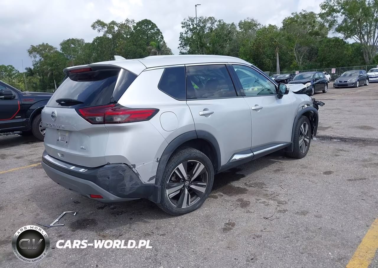 2021 Nissan Rogue Sl Fwd VIN:5N1AT3CA5MC817823 - 4