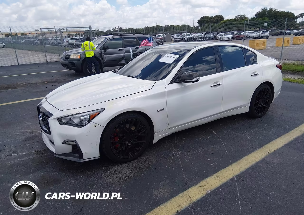 2018 Infiniti Q50 3.0T Red Sport 400 VIN:JN1FV7AR4JM480039 - 2
