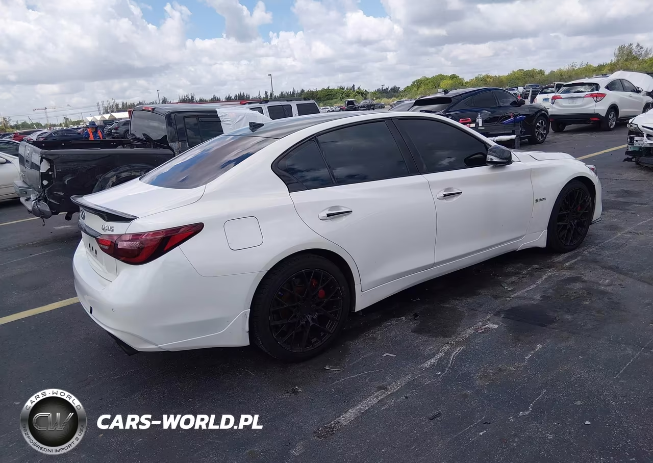 2018 Infiniti Q50 3.0T Red Sport 400 VIN:JN1FV7AR4JM480039 - 4