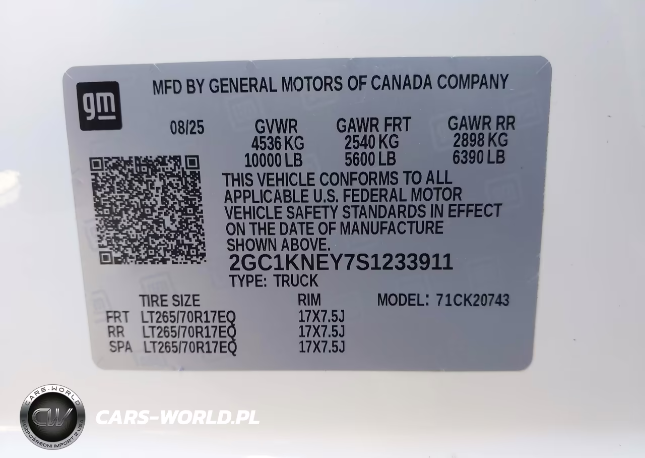 2025 Chevrolet Silverado 2500Hd 4Wd Standard Bed Lt VIN:2GC1KNEY7S1233911 - 9