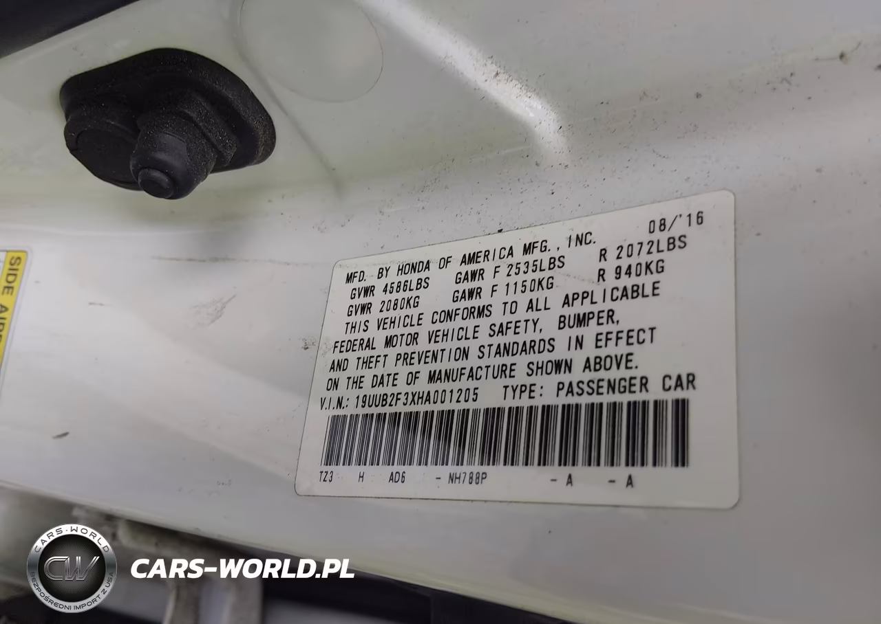 2017 Acura Tlx V6 VIN:19UUB2F3XHA001205 - 9
