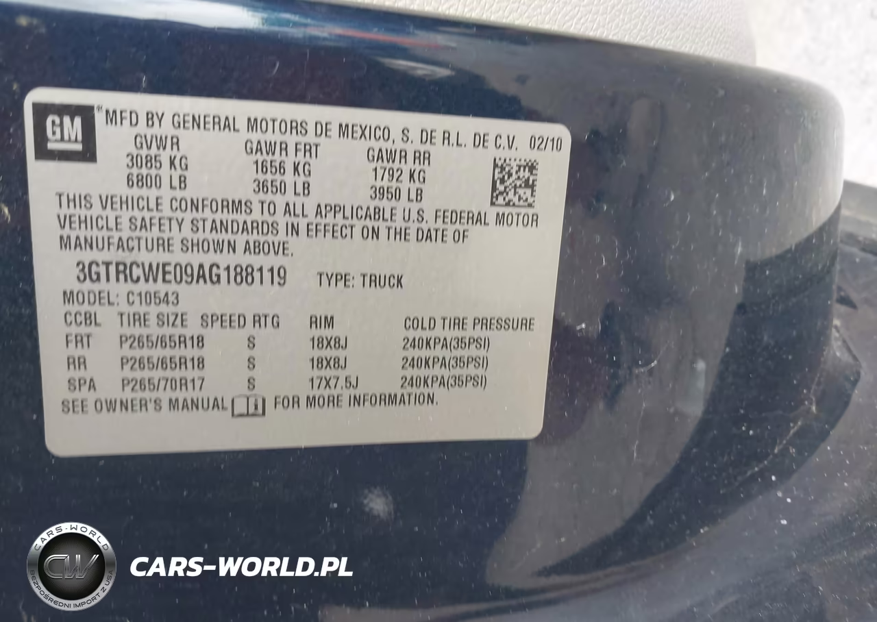 2010 GMC Sierra 1500 Slt VIN:3GTRCWE09AG188119 - 9