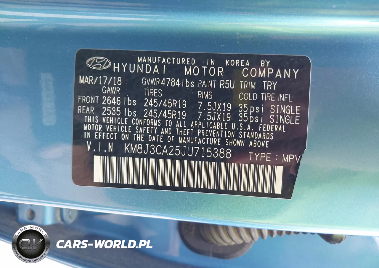 2018 Hyundai Tucson Limited VIN:KM8J3CA25JU715388 - 9