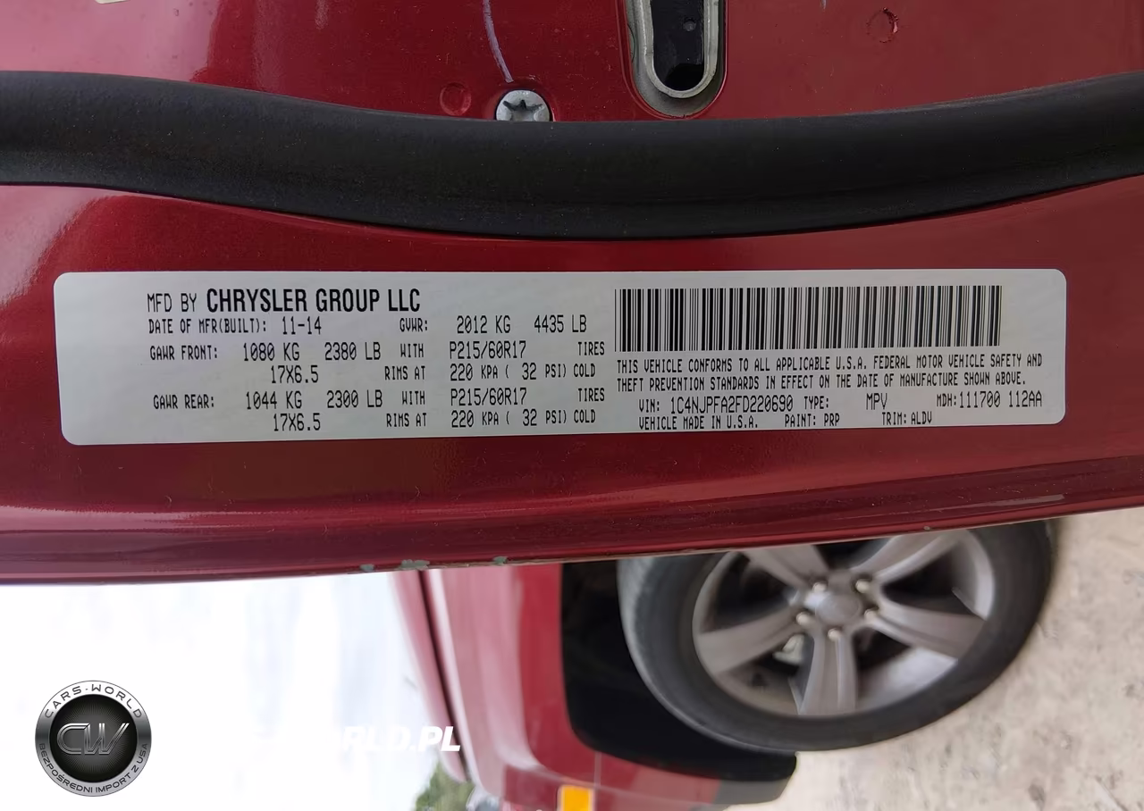 2015 Jeep Patriot High Altitude Edition VIN:1C4NJPFA2FD220690 - 9