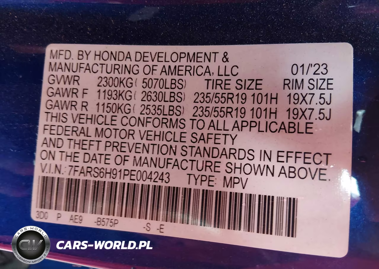 2023 Honda Cr-V Hybrid Sport Touring VIN:7FARS6H91PE004243 - 9