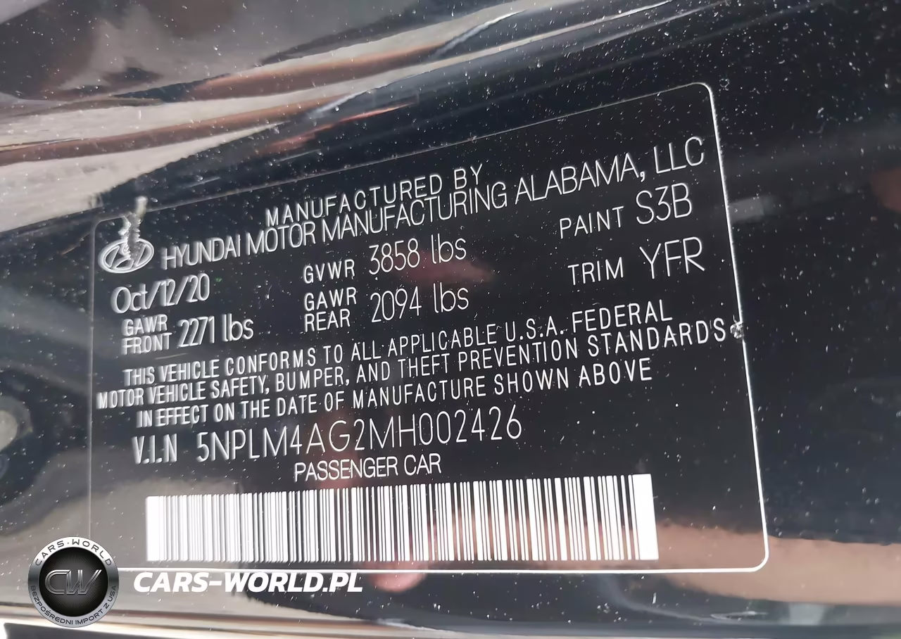 2021 Hyundai Elantra Sel VIN:5NPLM4AG2MH002426 - 9