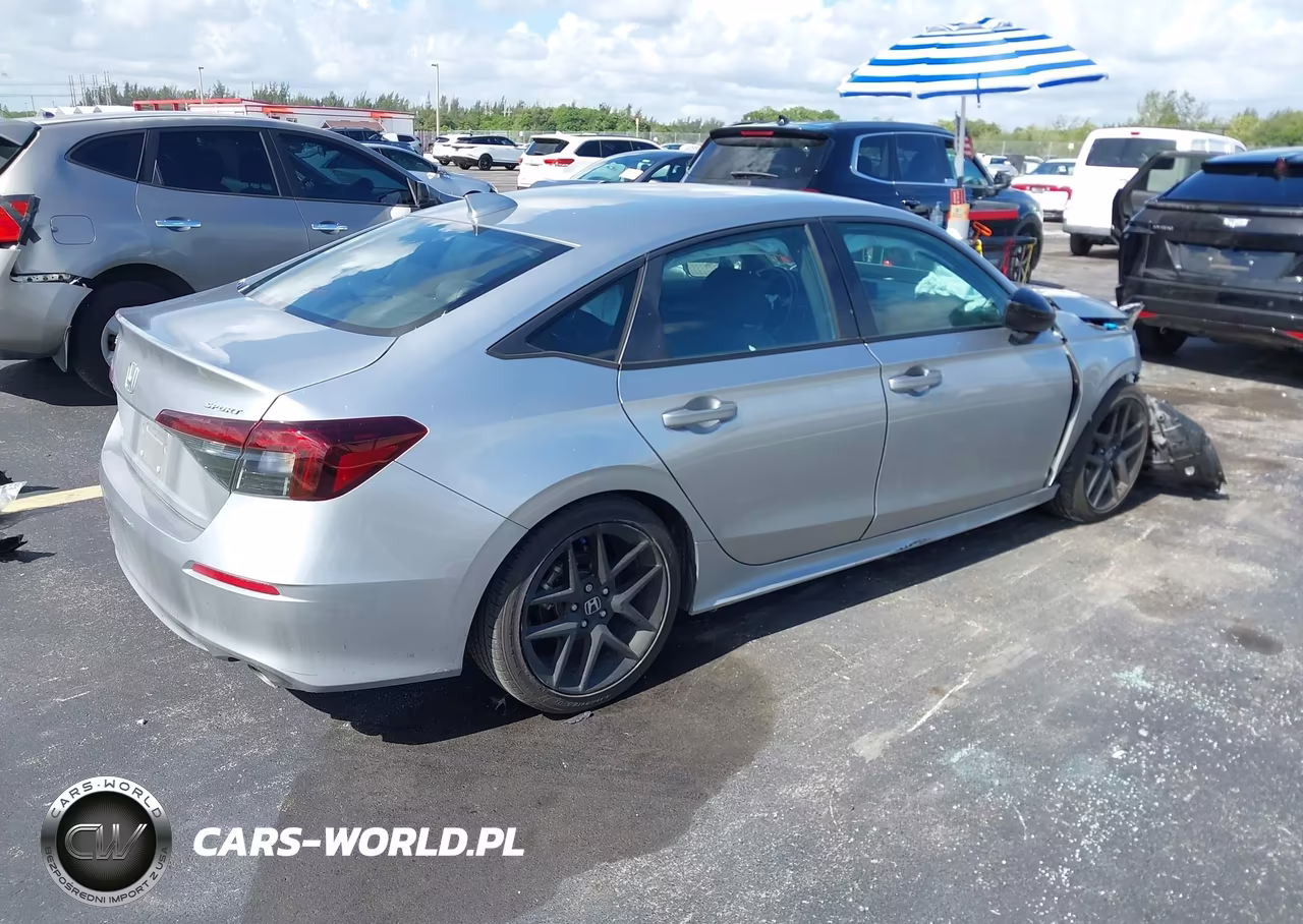 2025 Honda Civic Sport VIN:2HGFE2F51SH606921 - 4