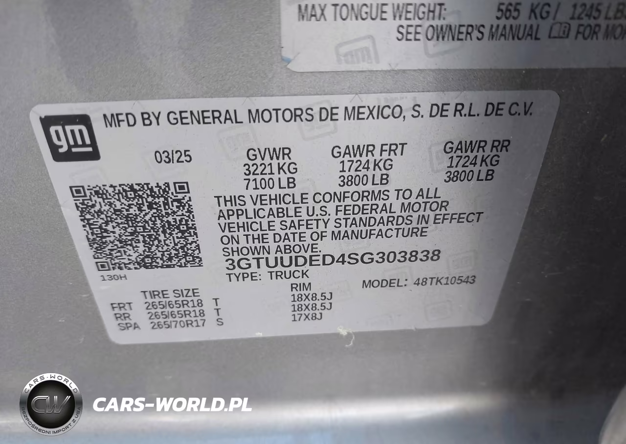 2025 GMC Sierra 1500 4Wd Short Box Slt VIN:3GTUUDED4SG303838 - 9