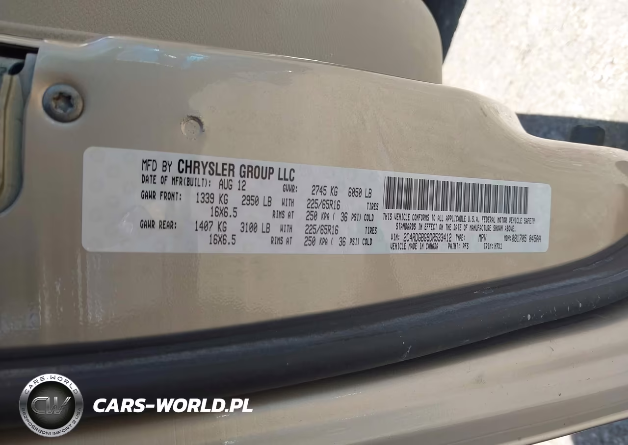 2013 Dodge Grand Caravan American Value Pkg VIN:2C4RDGBG9DR533412 - 9