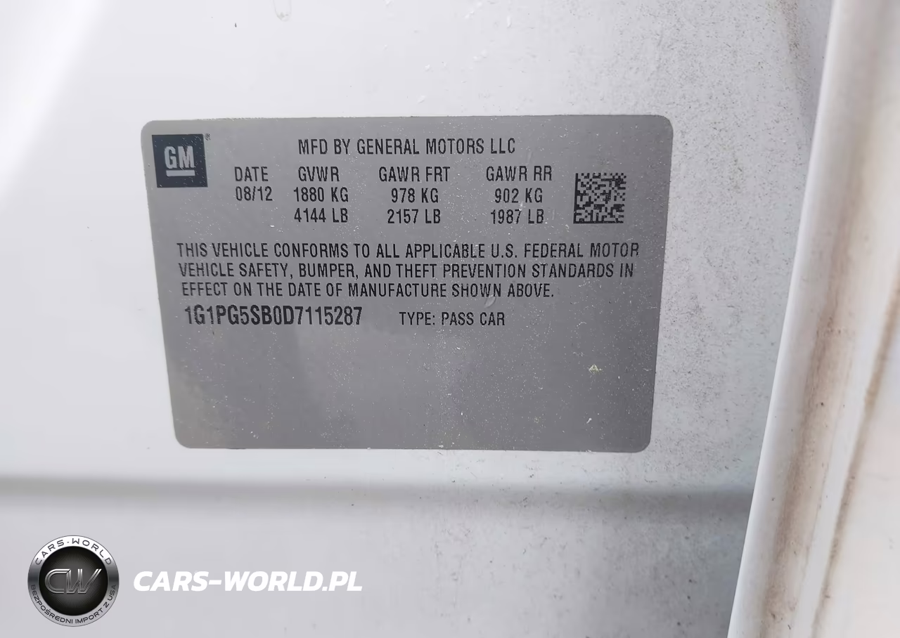 2013 Chevrolet Cruze Ltz VIN:1G1PG5SB0D7115287 - 9