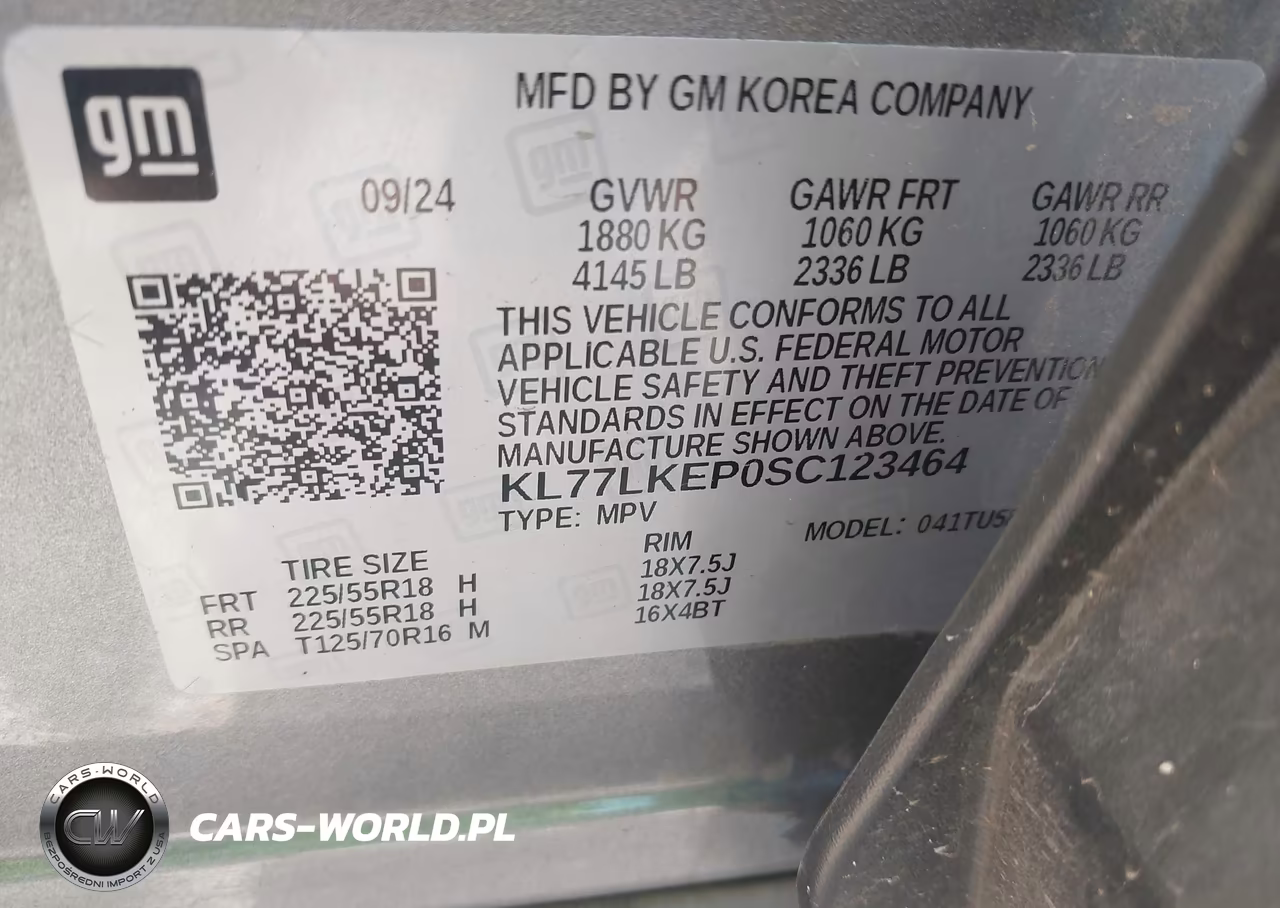 2025 Chevrolet Trax Fwd Activ VIN:KL77LKEP0SC123464 - 9
