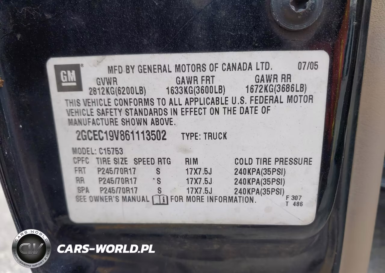 2006 Chevrolet Silverado 1500 Lt1 VIN:2GCEC19V861113502 - 9