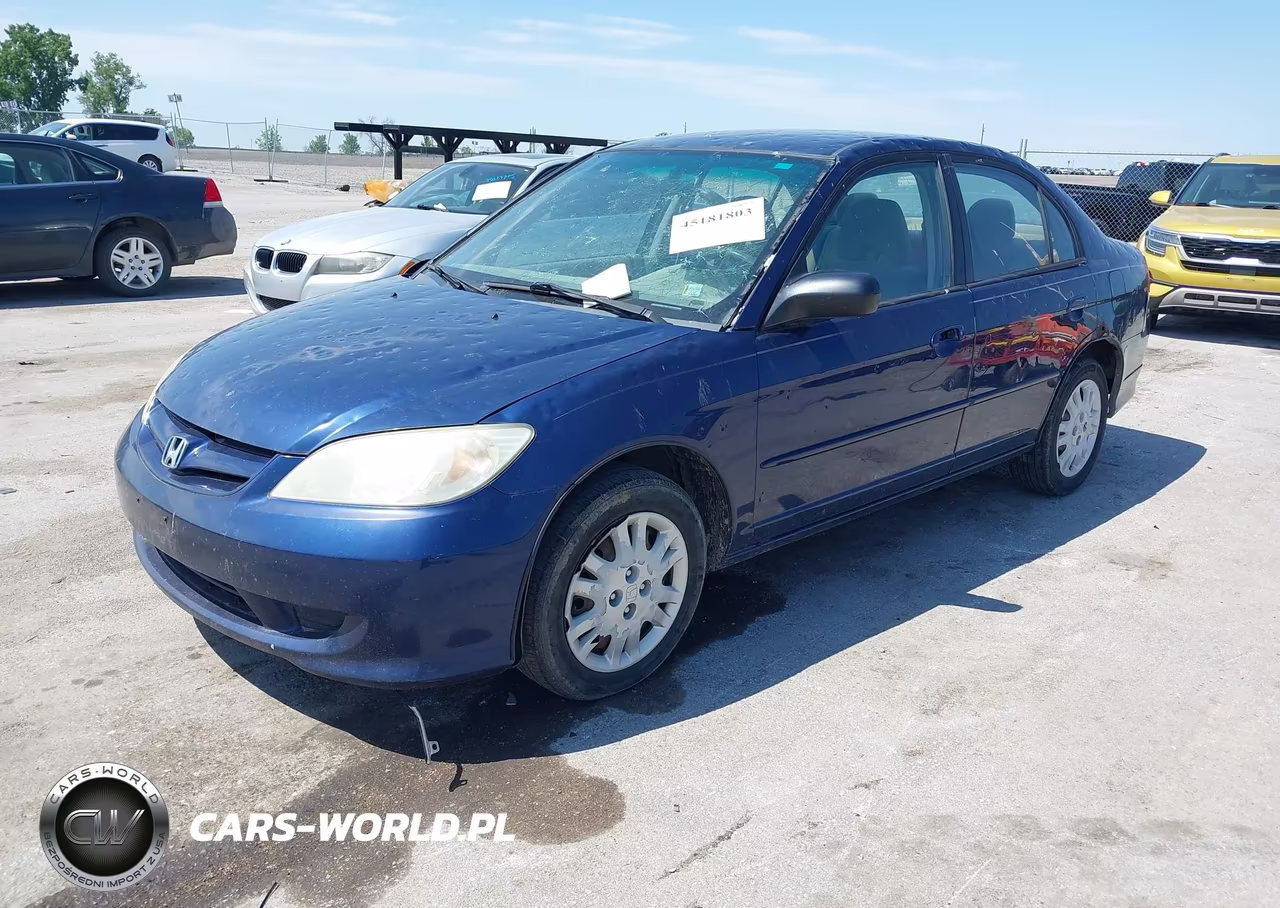 2004 Honda Civic Lx VIN:1HGES16584L019121 - 2