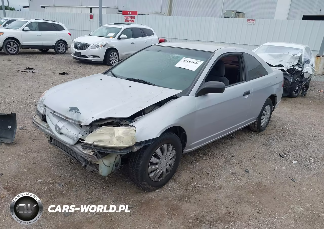 2001 Honda Civic Lx VIN:1HGEM22581L059328 - 2