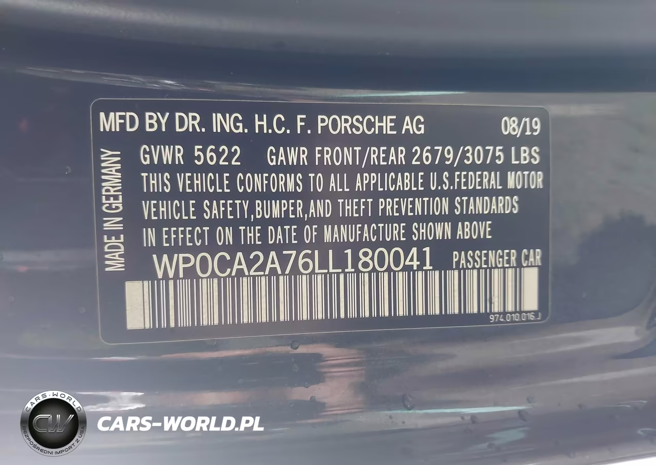 2020 Porsche Panamera Sport Turismo 4 VIN:WP0CA2A76LL180041 - 9