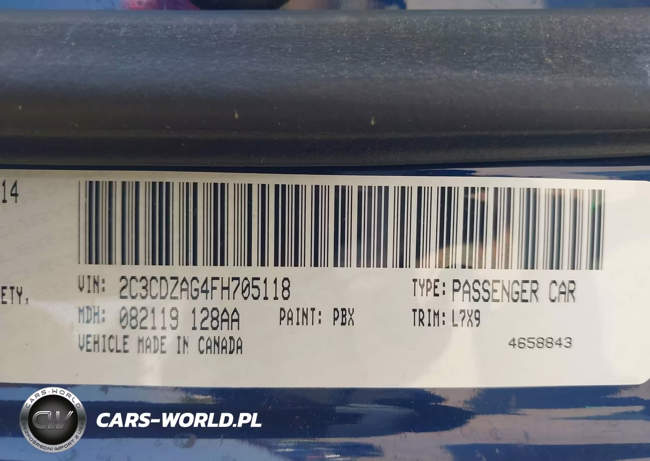 2015 Dodge Challenger Sxt VIN:2C3CDZAG4FH705118 - 9