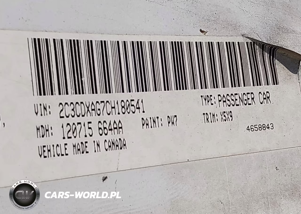 2012 Dodge Charger Police VIN:2C3CDXAG7CH180541 - 9