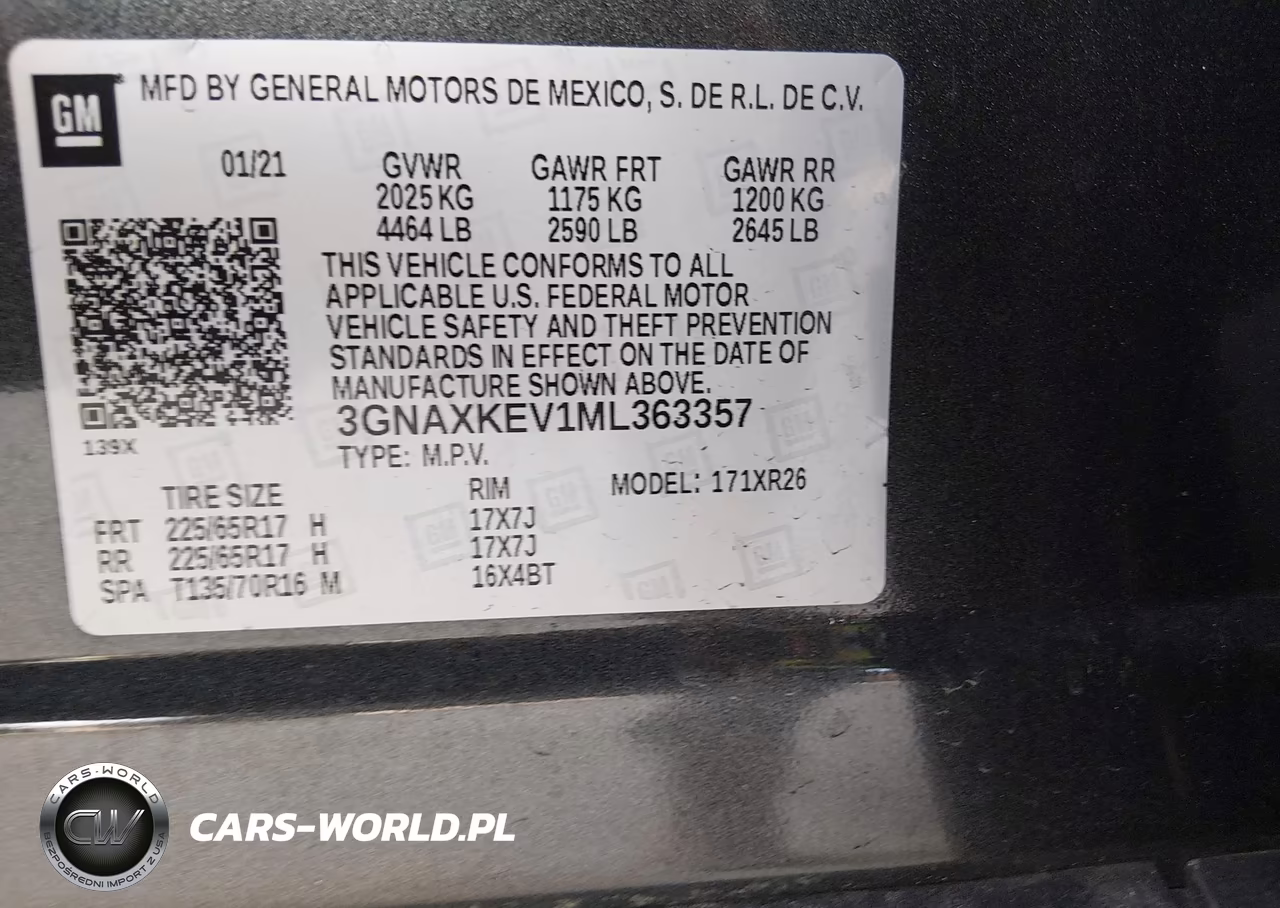 2021 Chevrolet Equinox Fwd Lt VIN:3GNAXKEV1ML363357 - 9