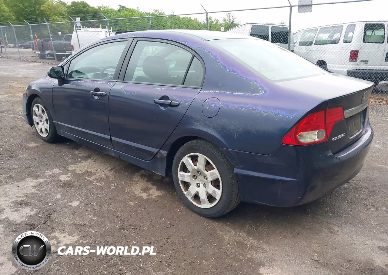 2010 Honda Civic Lx VIN:2HGFA1F5XAH551616 - 3