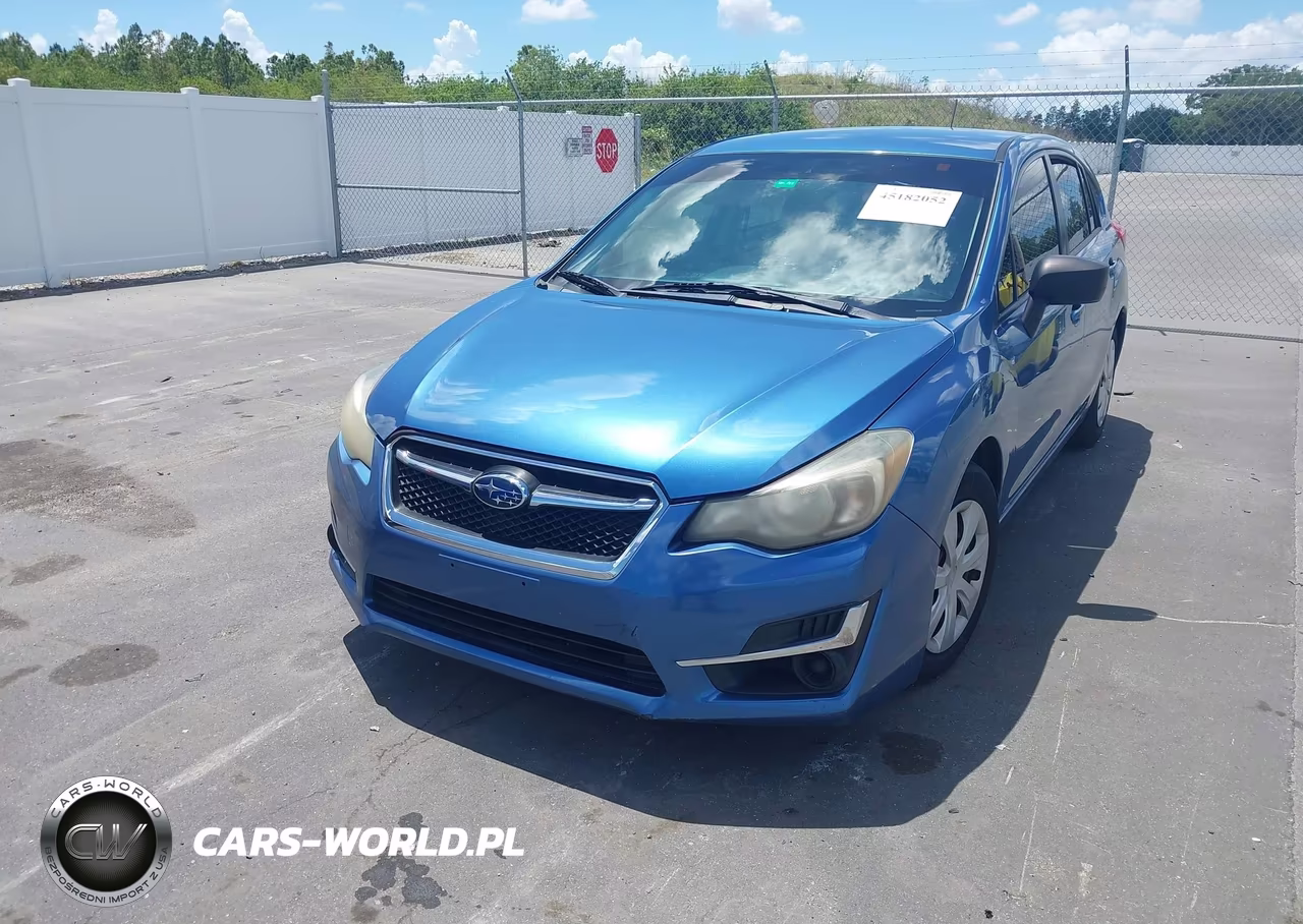 2016 Subaru Impreza 2.0I VIN:JF1GPAA63GH311233 - 2