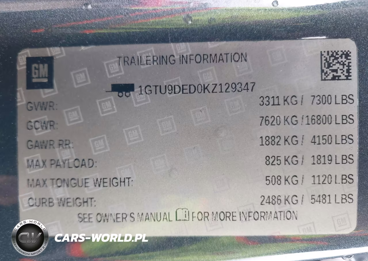 2019 GMC Sierra 1500 Slt VIN:1GTU9DED0KZ129347 - 9