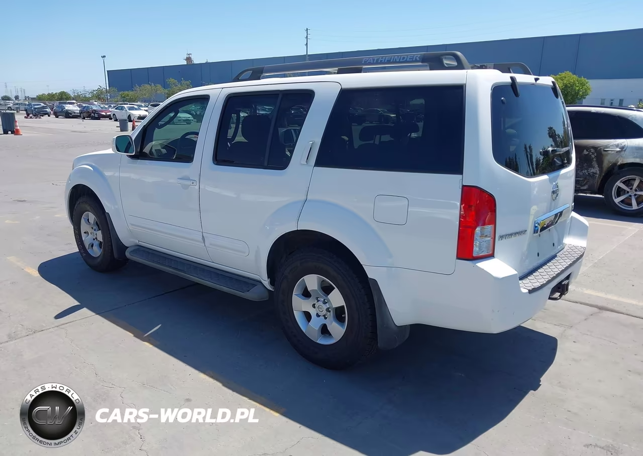 2007 Nissan Pathfinder Le-Se-Xe VIN:5N1AR18U27C621008 - 3